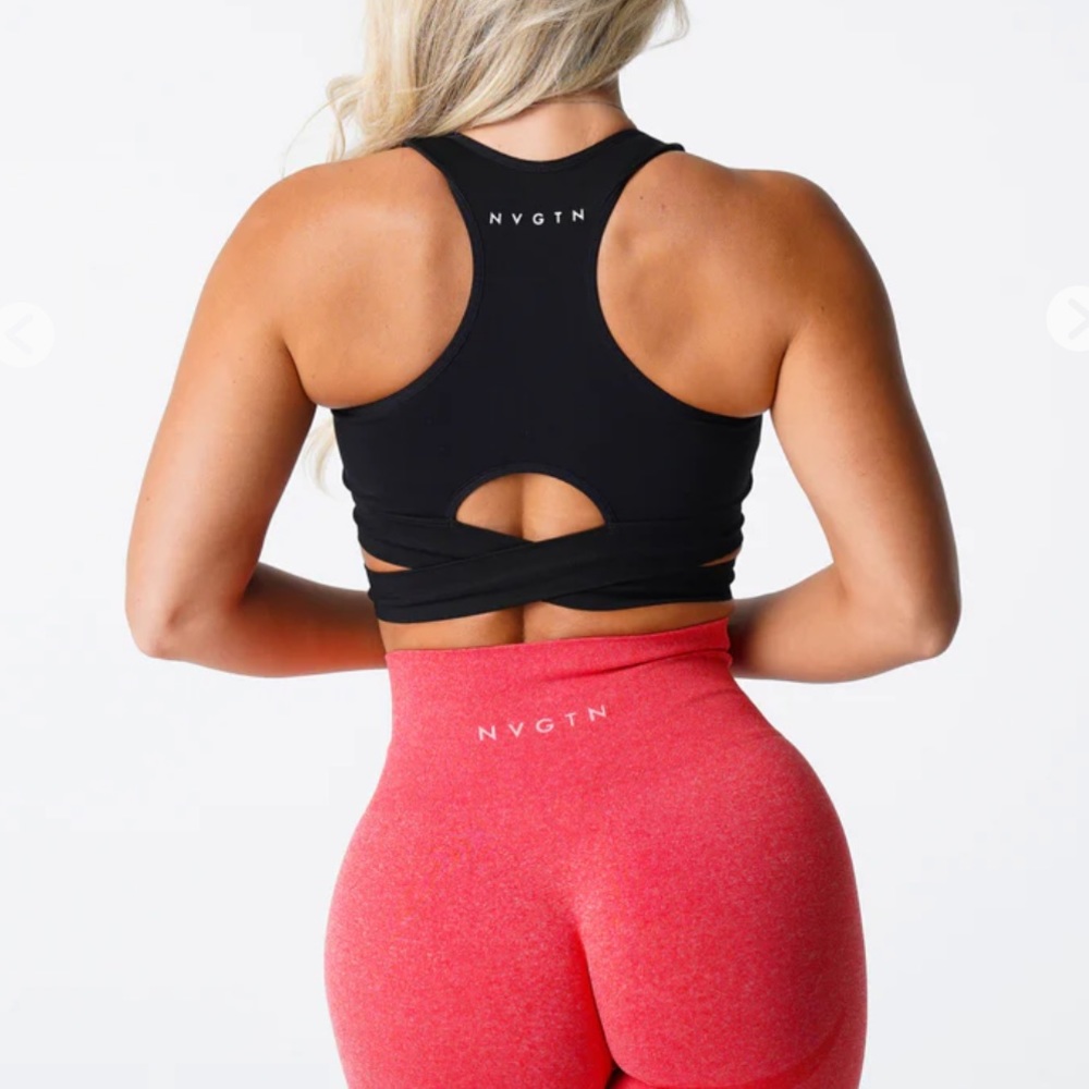 NVGTN Black Sculpt Seamless Bra Top